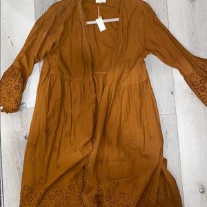 Burnt orange cardigan from world market